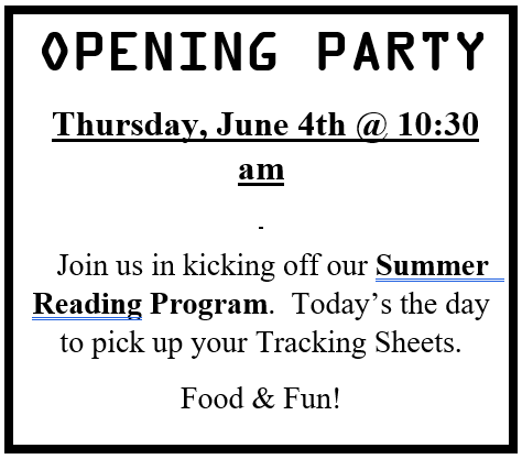 Lyman Library Summer Schedule