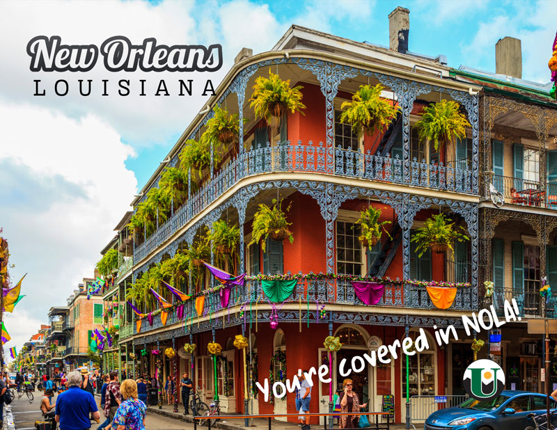 Post card of New Orleans
