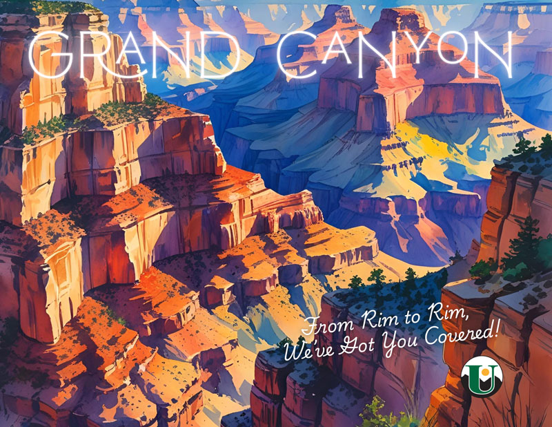 Post card of The Grand Canyon