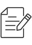 Line art of a Contract