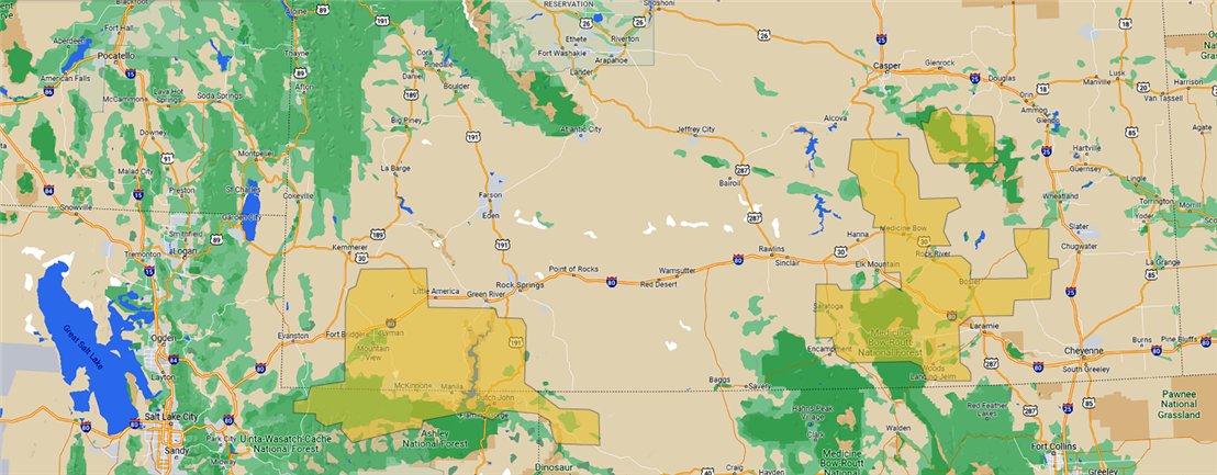 landline coverage map